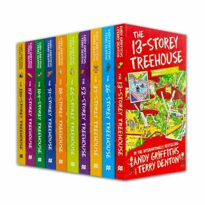 £18.99 • Buy The Treehouse Storey Collection Andy Griffiths Children Kids Stories 8 Books Set