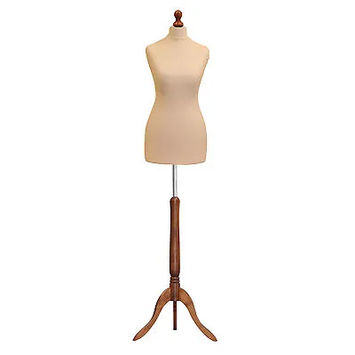 Size 8/10 Female Tailors Dressmaker Mannequin Bust Fashion Dummy Retail Display❤ • £39.19