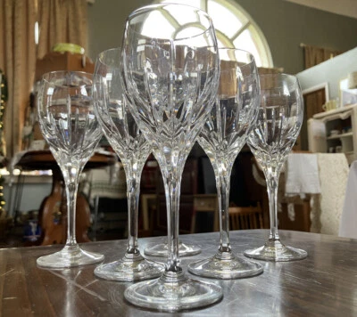 $57 • Buy DISCONTINUED Edinburgh Crystal SONATA Sherry Glasses Set Of Six 6.5”
