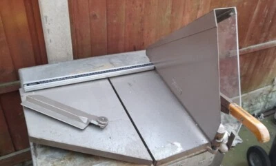 £39 • Buy VINTAGE GESTETNER  Guillotine   Heavy Duty Paper Card Cutter, Book Binder Tool
