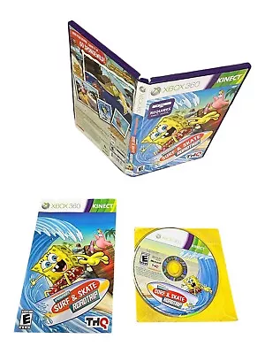 Microsoft Xbox 360 CIB COMPLETE TESTED SpongeBob's Surf & Skate Roadtrip • $6.99