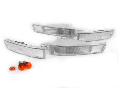 4PCS COMBO DEPO Pair Clear Bumper Signal Lights Fit For 1992-1994 Toyota Camry • $54.96