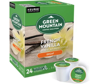 $53.93 • Buy Green Mountain French Vanilla Decaf Keurig Coffee K-Cup Pods Pack Of 96