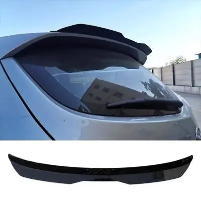 Car Rear Trunk Wing Spoiler Glossy Black Modified Lip Universal Fit Hatchback • $39.99