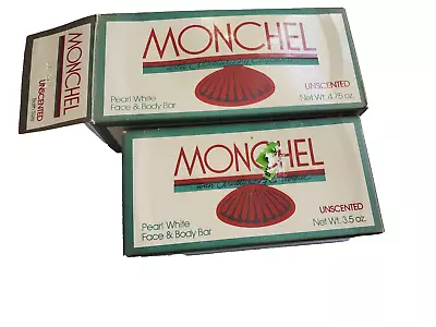 2 Vintage Monchel Unscented Soap 1 -4.75oz Open Box  And 1 3.5oz P&G -Cincinnati • $14.99