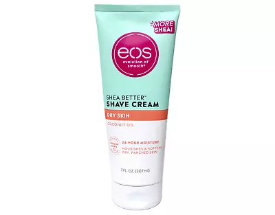 2 Pack Eos Shea Better Shave Cream Dry Skin Coconut Oil 24 Hour Moisture 7 Fl Oz • $17.08