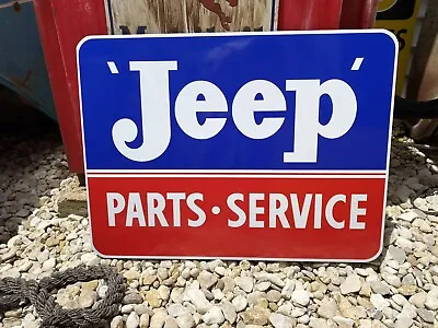 Antique Vintage Old Style Jeep Sign • $65