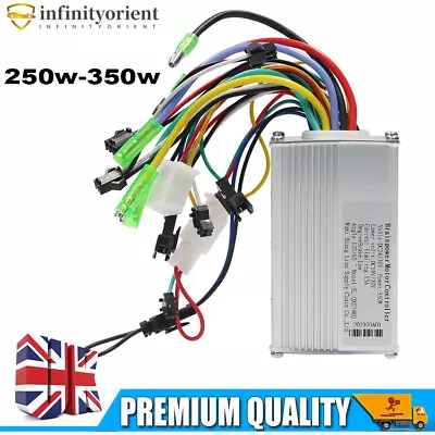 250W-350W Brushless Motor Controller Electric Bicycle Scooter Motor Controller • £17.98