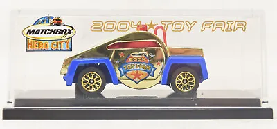 Matchbox Toy Fair 2004 Hero City Gold Whistle Car Wagon Mattel • $15