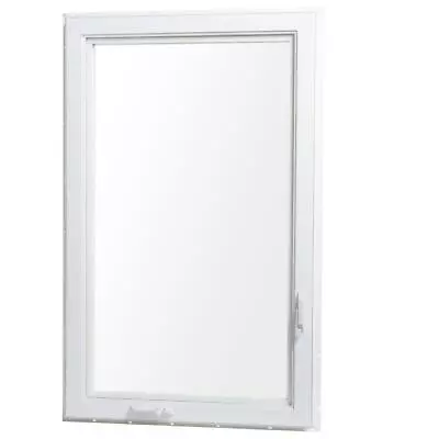 TAFCO WINDOWS Left Hand Casement Vinyl Window Double Pane Home 23.5 X 35.5 Inch • $376.95