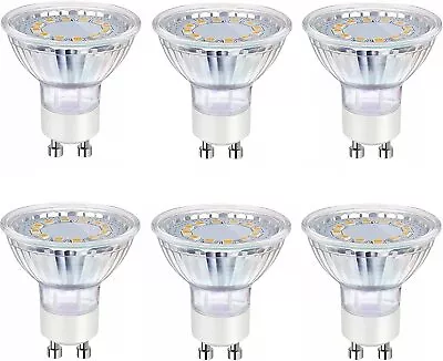 GU10 LED Light Bulbs 4W 6pcs Non Dimmable Spotlight 5000K Daylight Replace... • $25.38
