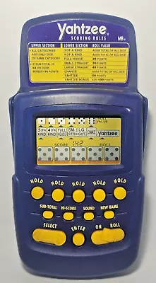 Vintage Radica Monte Carlo Yahtzee Handheld Electronic Game TESTED ⭐Great⭐ • $19.95