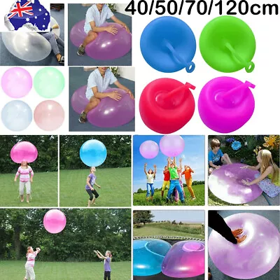 120cm Super Wubble Bubble Ball Firm Water Balloons Inflatable Refillable Stretch • $5.99