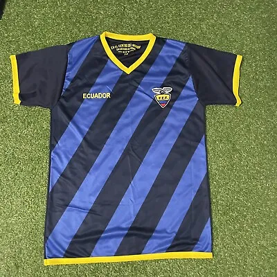 Ecuador Men's Jersey Size Small S 38 National Unbranded Soccer Futbol Blue • $24.99