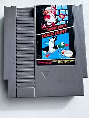 Super Mario Bros Duck Hunt Nintendo Entertainment System 1985 NES Game Cartridge • $9