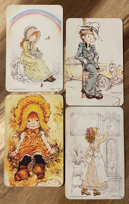 $3.20 • Buy GENUINE VINTAGE 1970's SARAH KAY BLANK BACK SWAP CARDS - FILLERS - GROUP #16