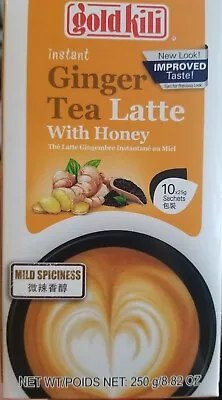 Gold Kili Natural Instant Ginger Milk Tea Drink 8 Sachets 7 Oz • $9.99