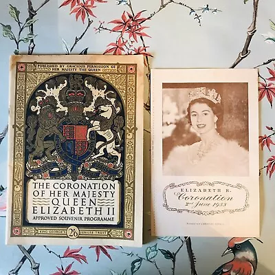 Vintage Aged Queen Elizabeth II Coronation Souvenir Programme￼￼￼￼￼ - T150 • £0.01