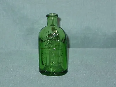 Vintage Wheaton Miniature Green Frank's Safe Liver Kidney Cure Glass Bottle • $11.99