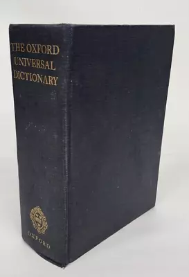 Circa 1955 The Oxford Universal Dictionary Hardcover Book Nice Condition (some W • $0.99