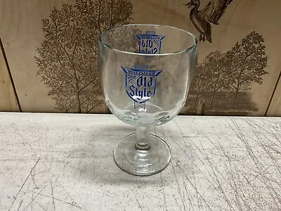 Vintage Old Style Glass Beer Goblet • $4.99