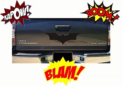 Diecut Vinyl DARK KNIGHT Batman LOGO Car Truck Decal Sticker Hood Tailgate Comic • $31.98