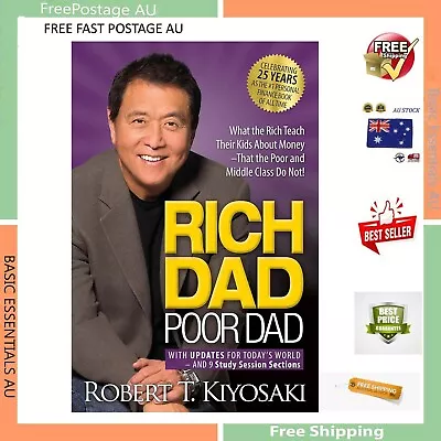 Rich Dad Poor Dad By Robert Kiyosaki | MM Paperback Book • $16.40