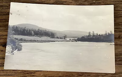 Maine ME Moose River Jackman Bridge Postcard Vintage Card RPPC ? • $7.90