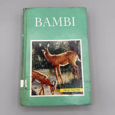 Bambi - Felix Salten 1929 1st Edition Hardcover Disney Book Vintage Antique • $48.88