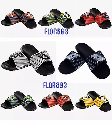 NFL Football Team Men's Legacy Shower Sport Slide Flip Flop Sandals • $29.99