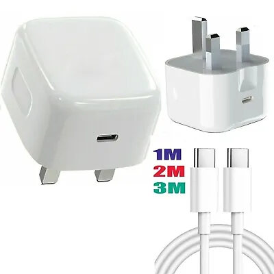 Genuine USB-C Fast PD Plug Charger/Lead For IPad 10th GenAirPro 11  12.9 10.9 • £3.45