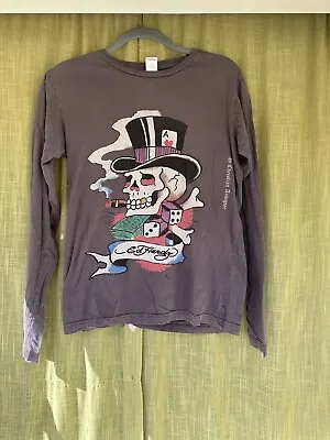 Vintage Ed Hardy Long Sleeve T Shirt Size S • $34.99