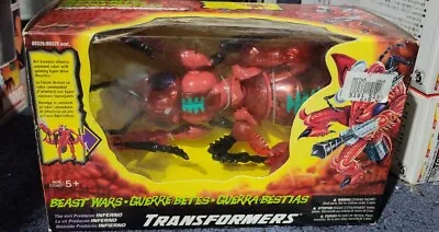 Vintage Transformers Beast Wars Evil Predacon Inferno Hasbro MIB 1996 Complete • $70