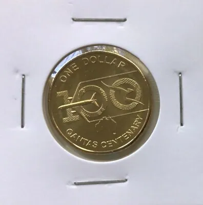 ✈2020 Uncirculated Qantas Centenary X1 Coin $1 One Dollar Coin Ex Ram Roll Mint✈ • $9.90