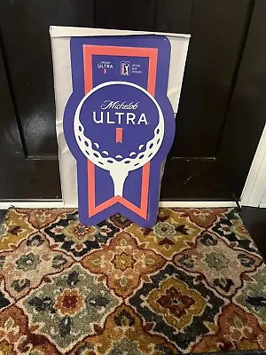 Michelob Ultra Beer Pga Tour Golf Advertising Tin Sign New Budweiser • $70