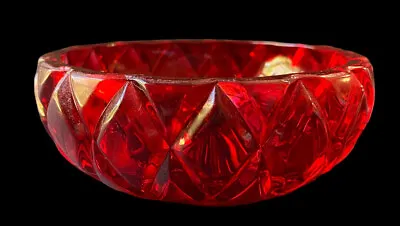 Ruby Red Crystal Bowl 5” Shannon Ireland- Candy/Dish Ashtray/Jewelry • $9.99