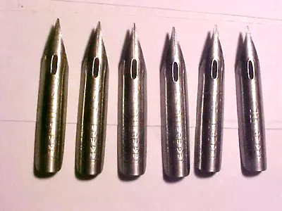 6 Vintage Unused Eagle Pencil Co. E370 COLLEGE PEN  Dip Pen Nibs - FREE SHIP • $12.99