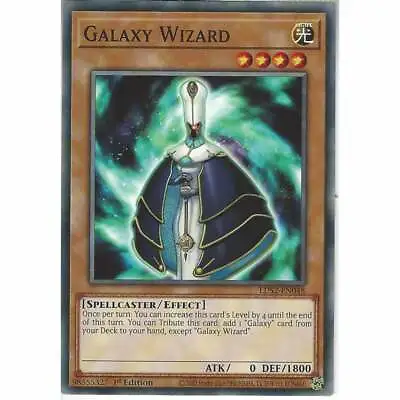 LDS2-EN048 Galaxy Wizard | 1st Edition Common YuGiOh Trading Card Game TCG Mint • £1