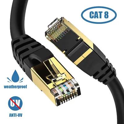 $20.99 • Buy 2022 Premium Cat 8 Ethernet RJ45 Cable Super Speed 40Gbps LAN Patch Network Lot