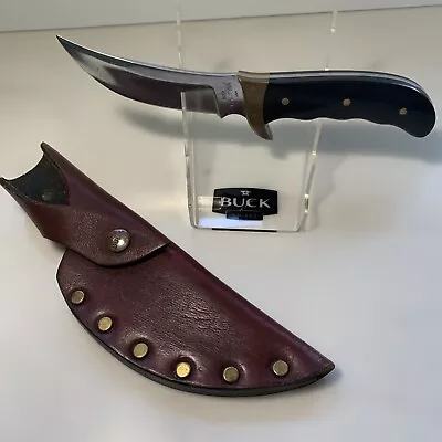 Vintage Buck Kalinga Knife 1970s With Leather Sheath Micarta Handle USA • $195