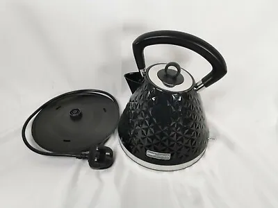 £32 • Buy Morphy Richards Vector Pyramid Kettle Traditional Black 1.5L - USED RRP £52 F60