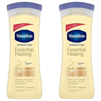 2-Pack New Vaseline Intensive Care Hand And Body Lotion Essential Healing 10 Oz • $18.62