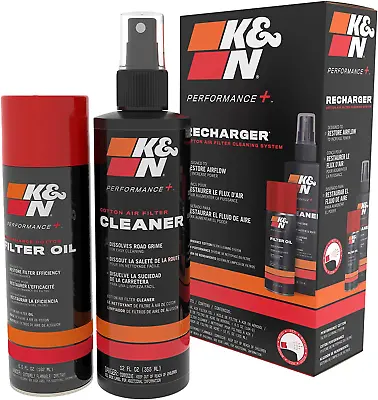 K&N Recharger/Filter Cleaning Kit Aerosol 99-5000 Oil Engine Cleaner Care Spray • $28.49