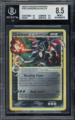 BGS 8.5 2006 Pokemon Gold Star Charizard Holo Dragon Frontiers 100/101 • $2699.99