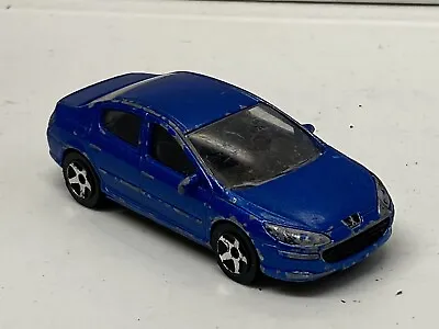 Majorette 205E Peugeot 407 In Blue 1/61 Scale Unboxed • £3.99