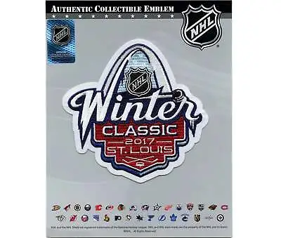 $15.99 • Buy Official 2017 NHL Winter Classic Jersey Patch St. Louis Blues Chicago Blackhawks