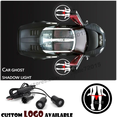 $16.55 • Buy Hot Sexys Girls Car Door Courtesy Projector Welcome Ghost Shadow Spot Light 2pcs