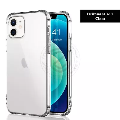 $10.95 • Buy For Apple IPhone 12 11 Pro Max Mini XS XR 7 8 Plus SE Case Clear Soft Shockproof