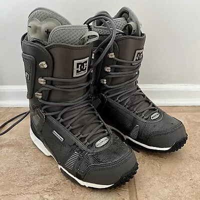 DC Ghost Laced Charcoal Gray Snowboard Boots Mens Size 10 • $90.87