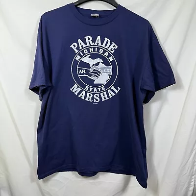 Vintage Michigan Laborfest Labor Day 99 Detroit Parade Marshal ALF CIO 2XL Shirt • $9.99